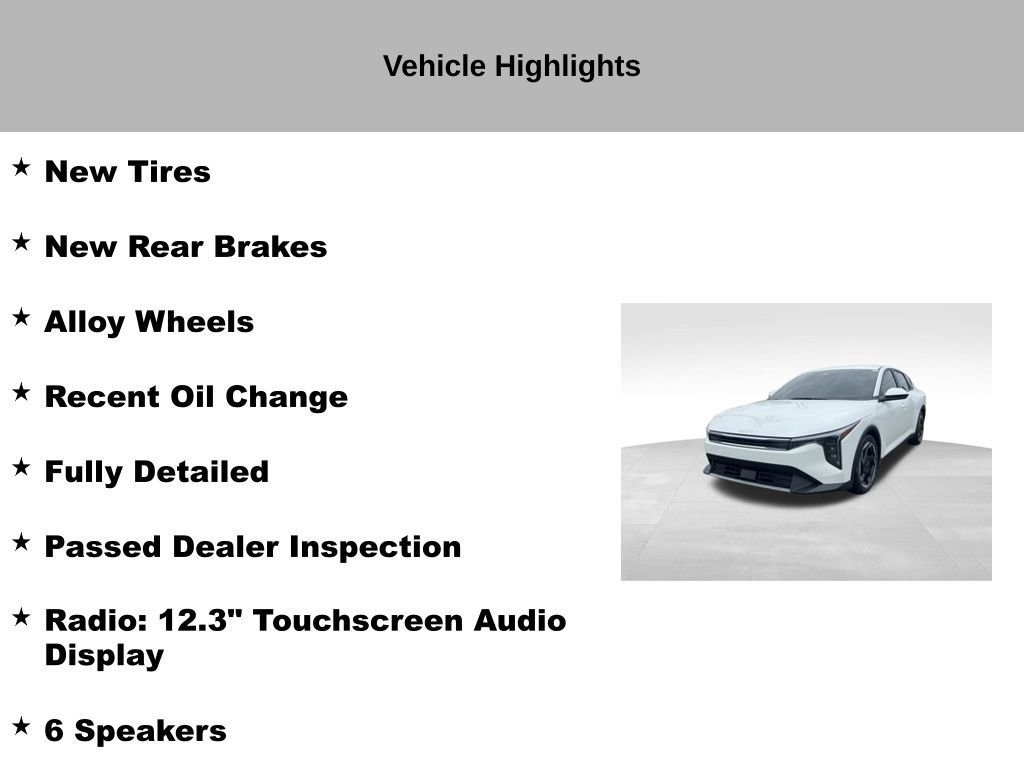 Certified 2025 Kia K4 EX FWD image 10