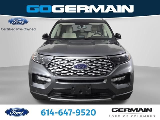 Certified 2022 Ford Explorer Platinum w/ Technology Package AWD/4WD image 2