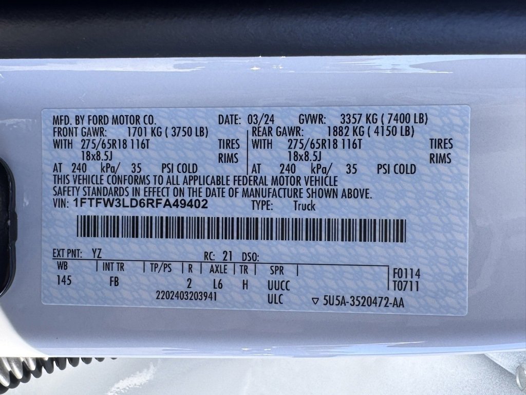 Used 2024 Ford F150 XLT w/ Equipment Group 302A MID image 46