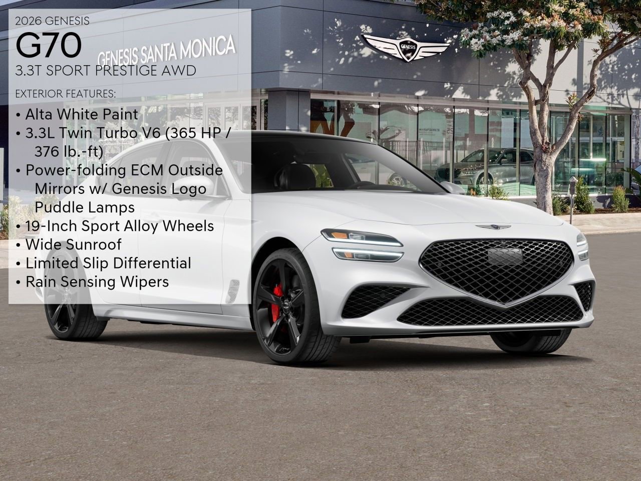 New 2026 Genesis G70 3.3T Sport Prestige image 3