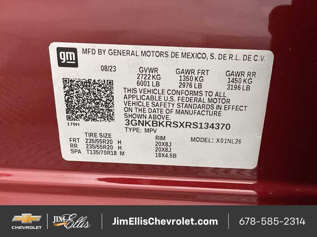 New 2024 Chevrolet Blazer RS w/ Enhanced Convenience Package image 69