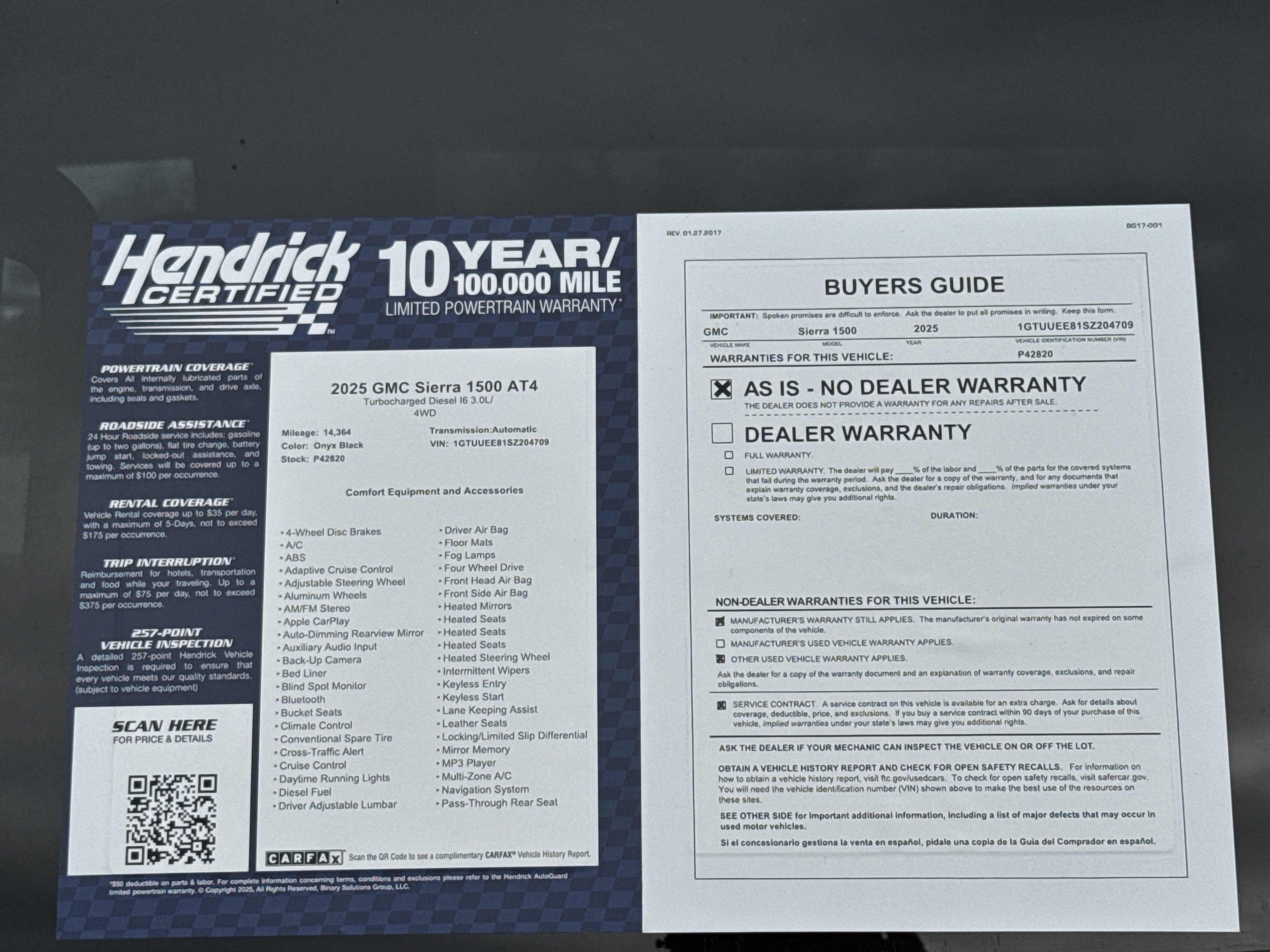 Used 2025 GMC Sierra 1500 AT4 w/ AT4 Premium Package image 37