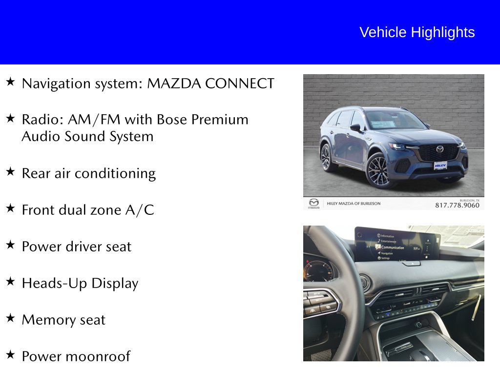 New 2026 MAZDA CX-70 3.3 Turbo S w/ Premium Package AWD/4WD image 9