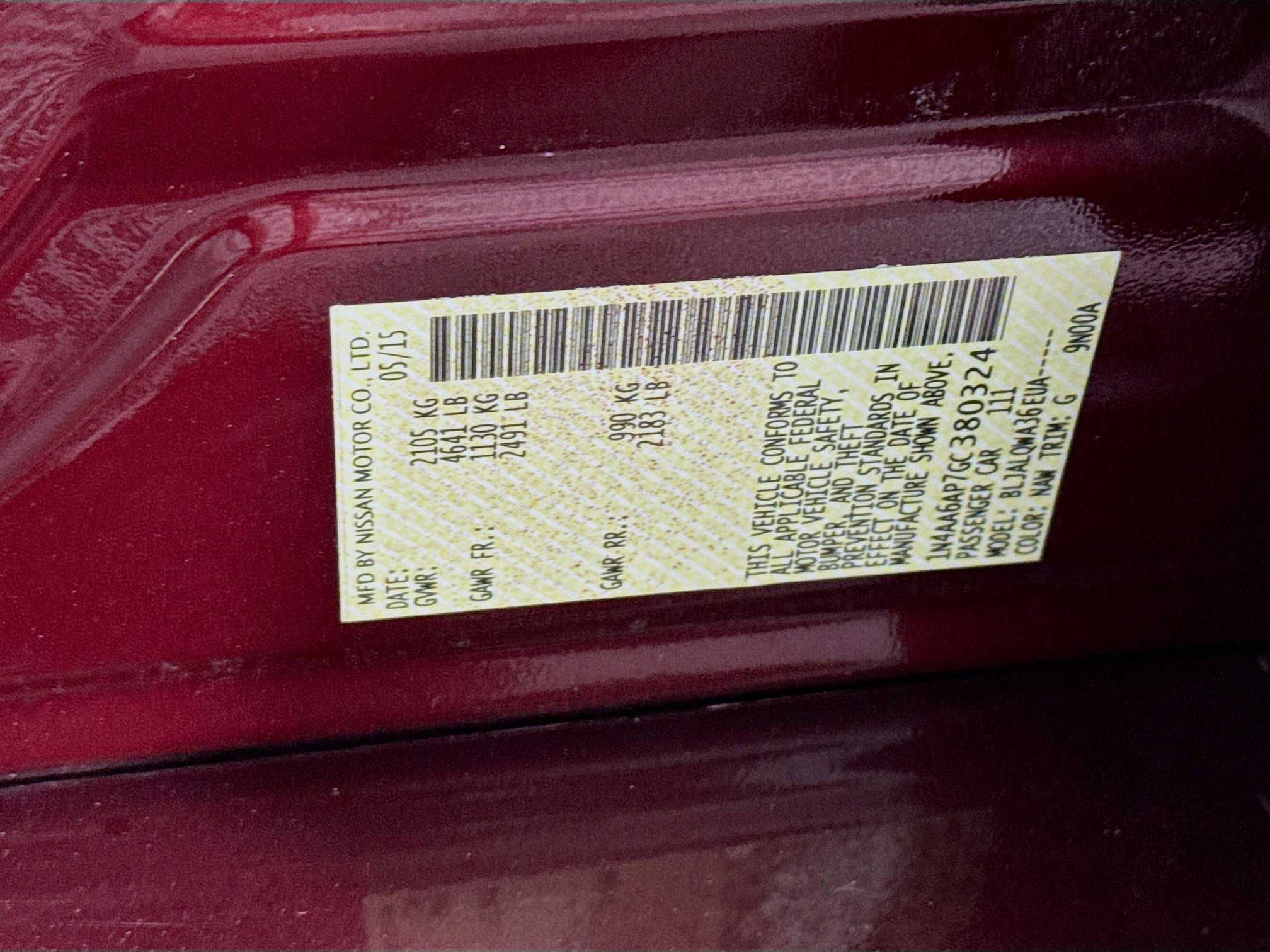 Used 2016 Nissan Maxima 3.5 S image 39