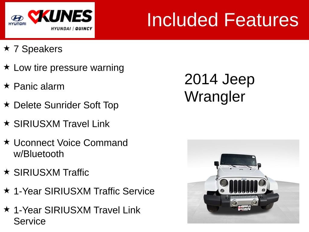 Used 2014 Jeep Wrangler Sahara w/ Trailer Tow Group AWD/4WD image 3