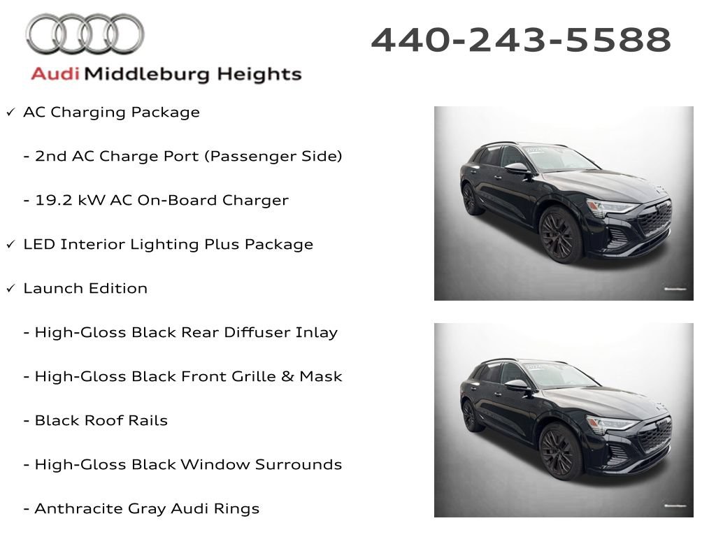 Used 2024 Audi Q8 e-tron Prestige w/ Prestige Package AWD/4WD image 7