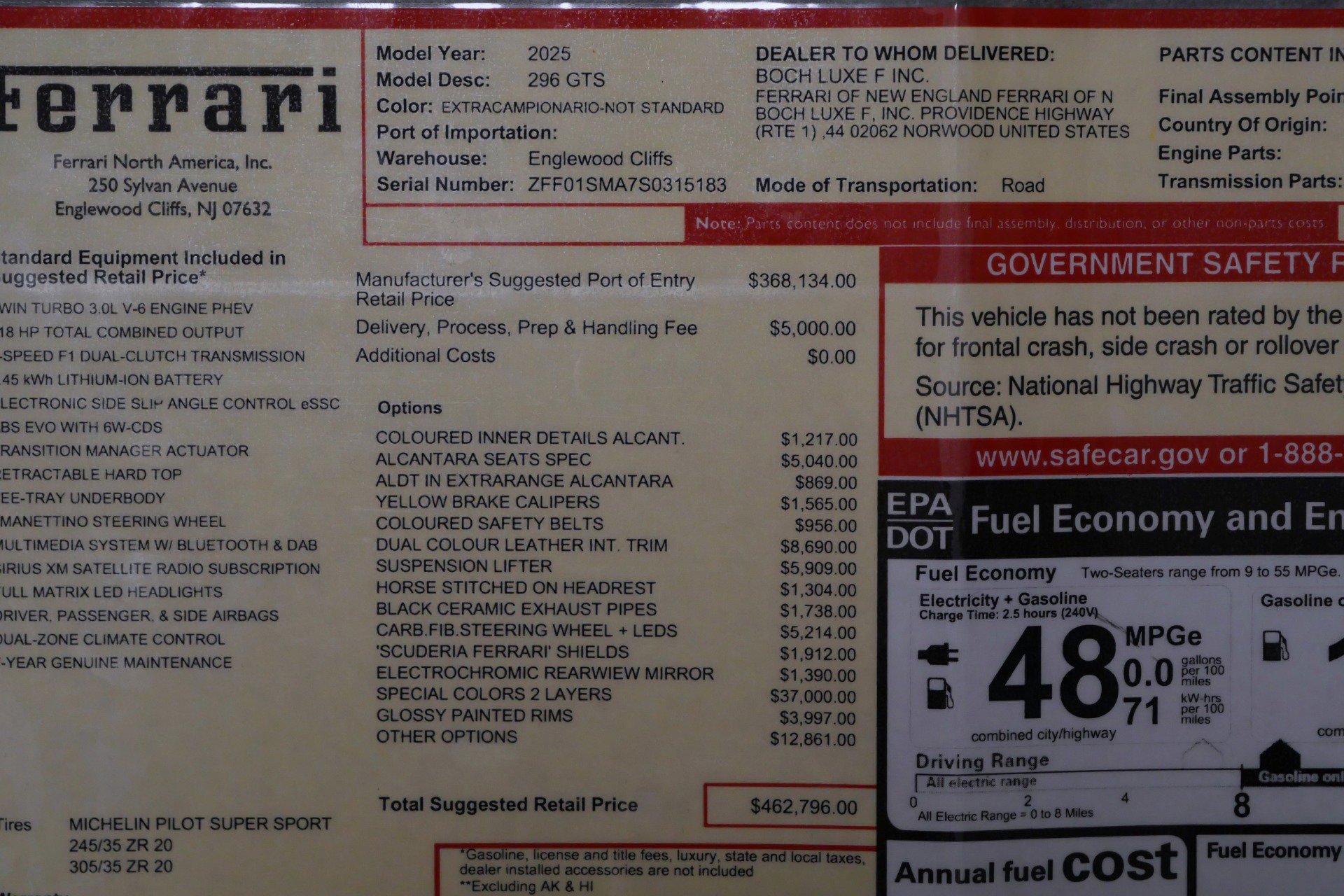Used 2025 Ferrari 296 GTS image 24