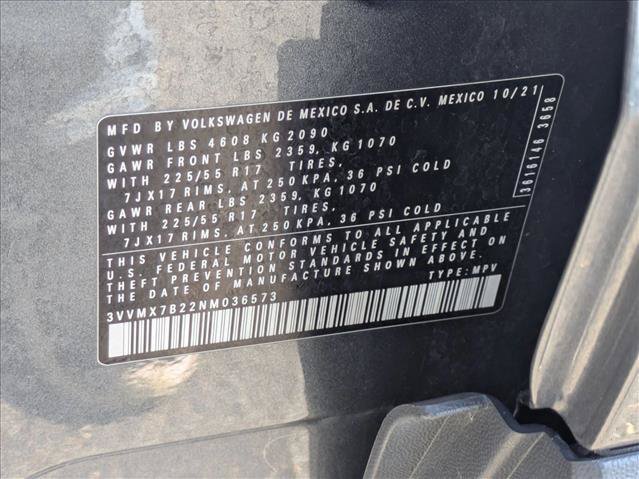 Used 2022 Volkswagen Taos S w/ IQ Drive S Package AWD/4WD image 23