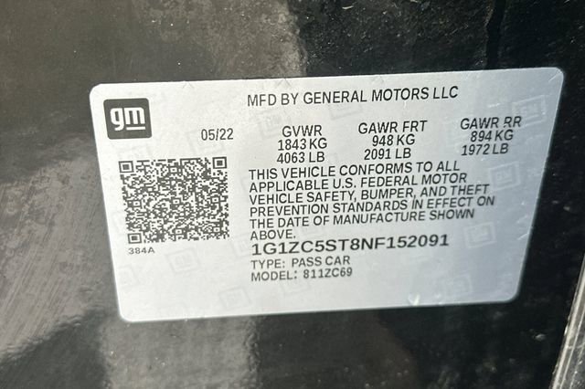 Used 2022 Chevrolet Malibu LS w/ Driver Confidence Package II image 32