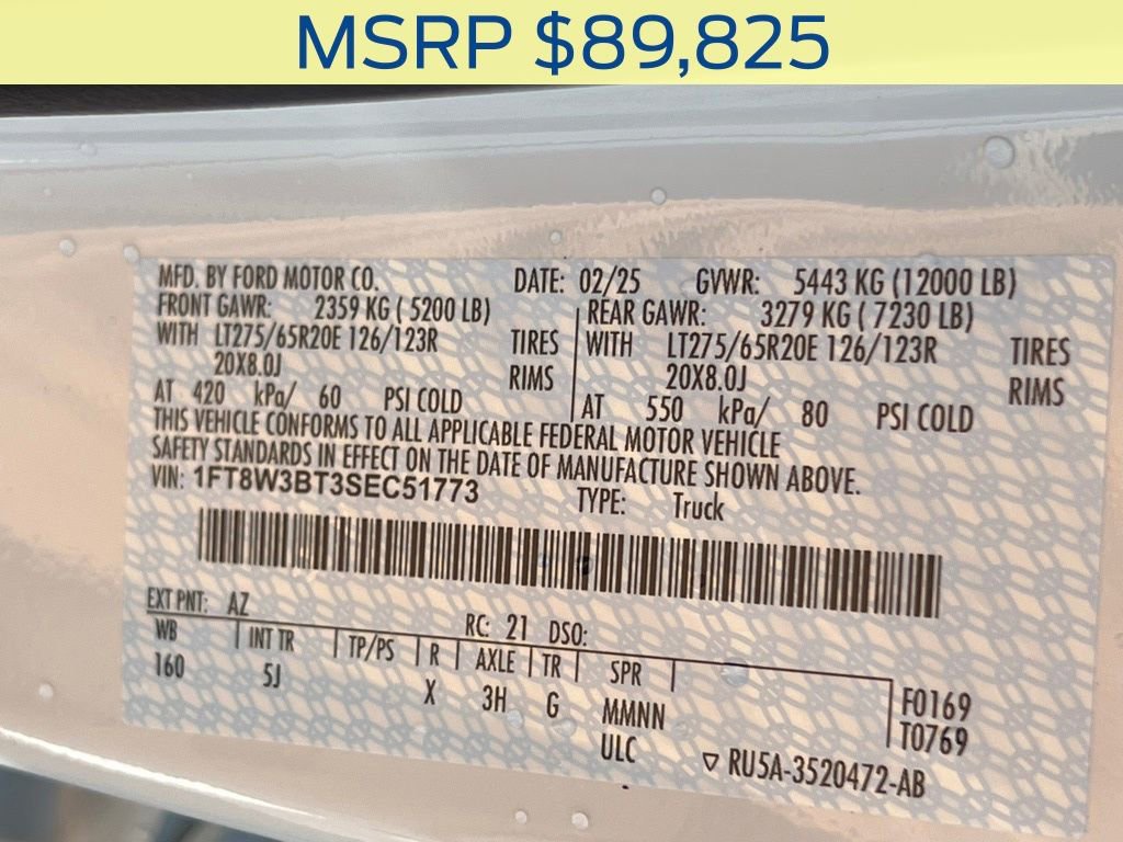 New 2025 Ford F350 Lariat w/ Lariat Ultimate Package AWD/4WD image 55
