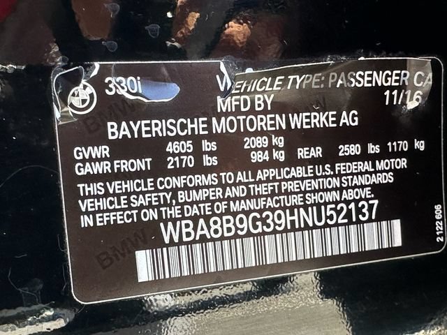 Used 2017 BMW 330i Sedan RWD image 36