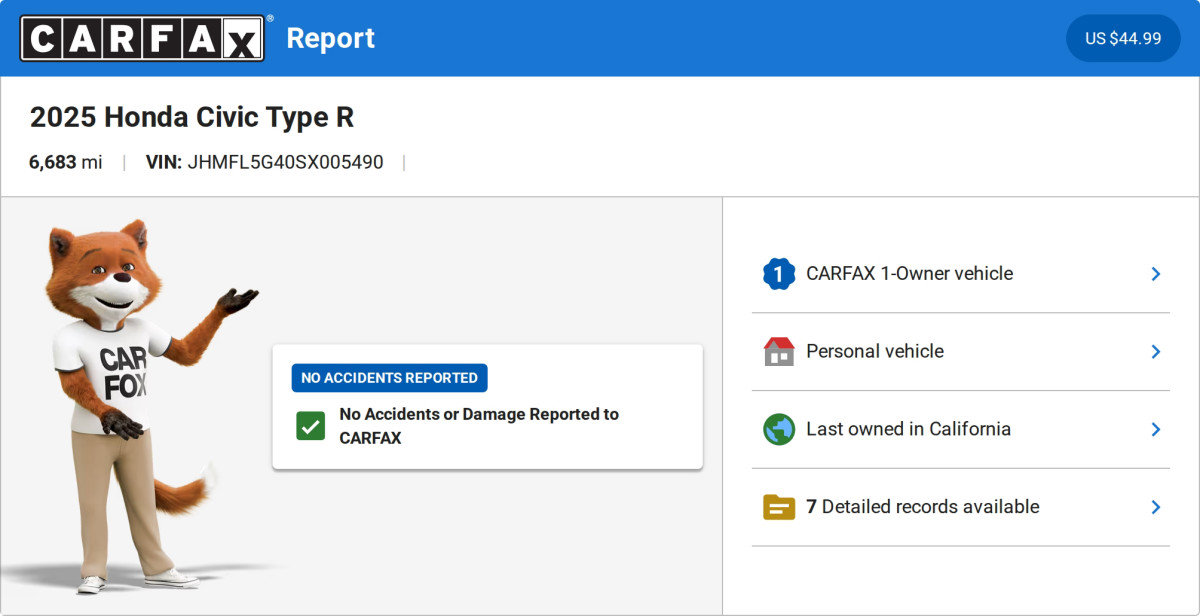 Used 2025 Honda Civic Type R image 10