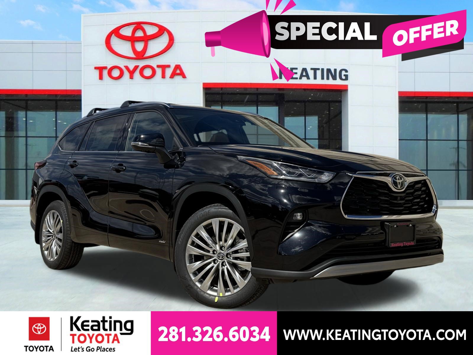 New 2026 Toyota Highlander Platinum