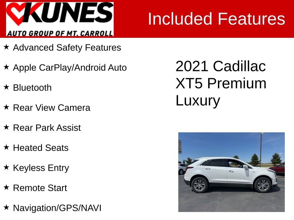 Used 2021 Cadillac XT5 Premium Luxury AWD/4WD image 3