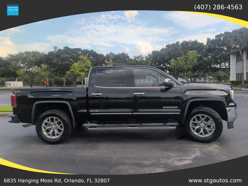 Used 2018 GMC Sierra 1500 SLT w/ Enhanced Driver Alert Package RWD image 6