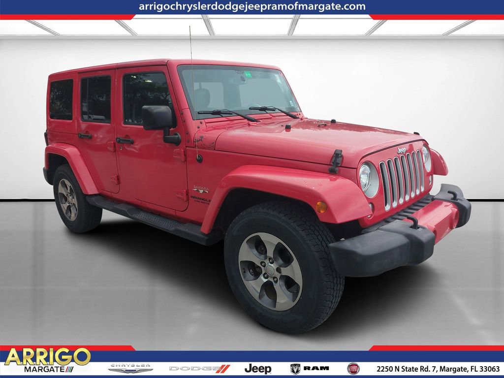 Used 2017 Jeep Wrangler Unlimited Sahara w/ Connectivity Group AWD/4WD video 1