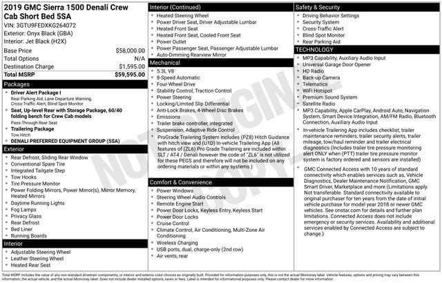 Used 2019 GMC Sierra 1500 Denali AWD/4WD image 19