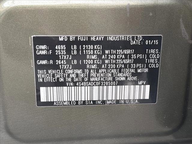 Used 2015 Subaru Outback 2.5i Premium image 25