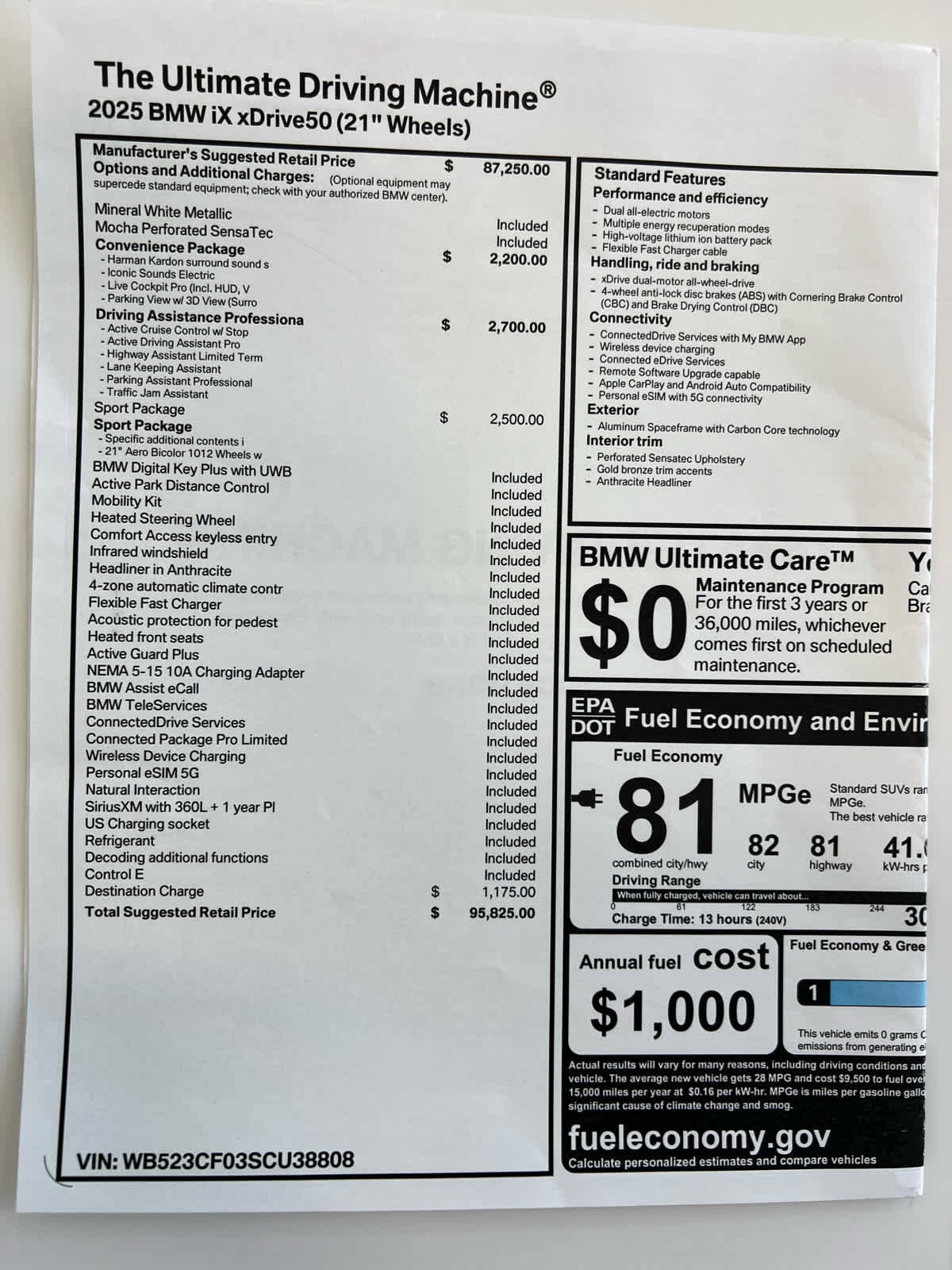 Certified 2025 BMW iX xDrive50 image 20