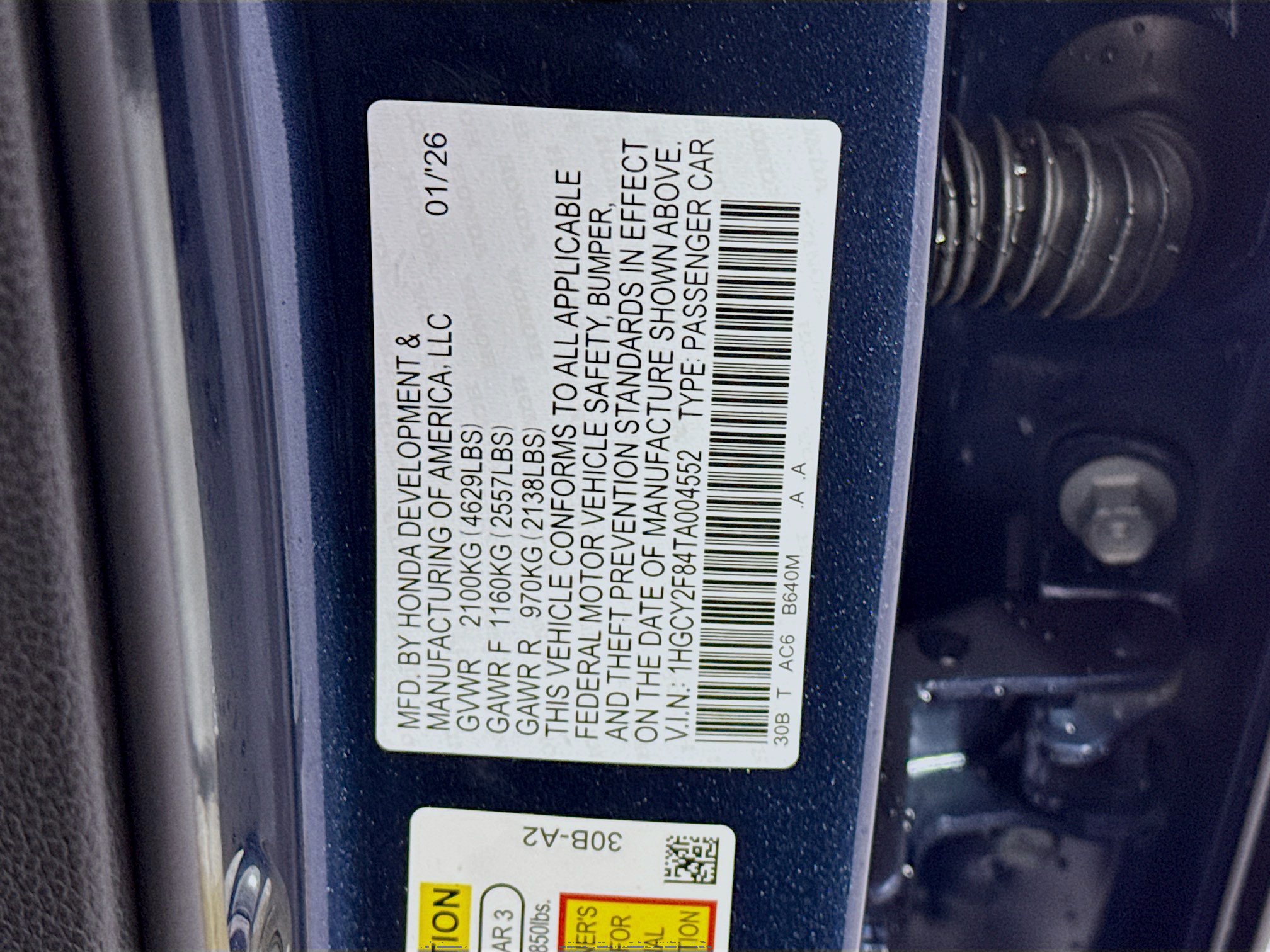New 2026 Honda Accord Touring image 34