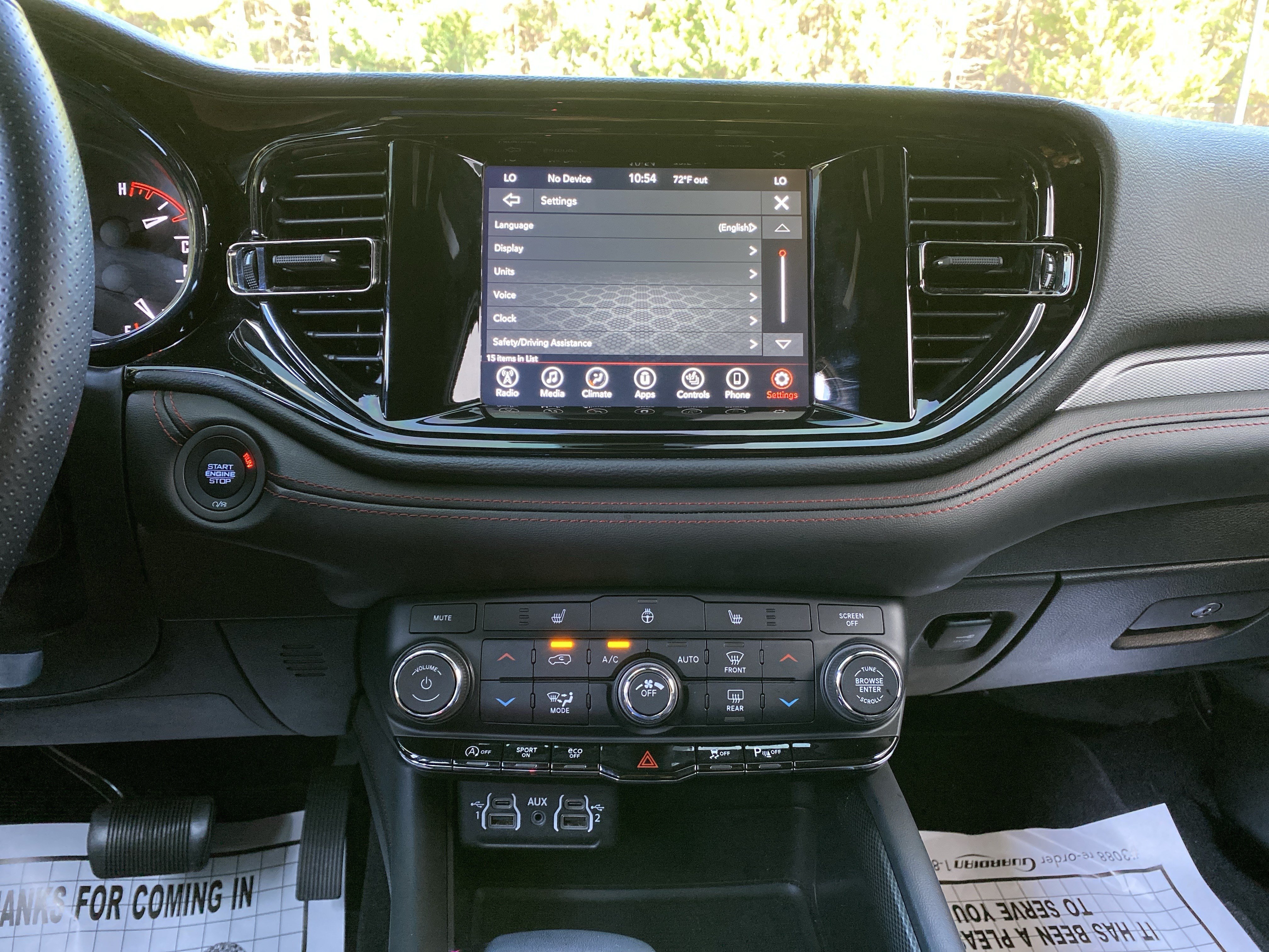 Used 2024 Dodge Durango GT w/ Blacktop Package RWD image 24
