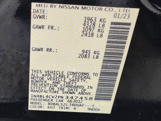 Certified 2023 Nissan Altima 2.5 SR w/ SR Premium Package FWD image 23