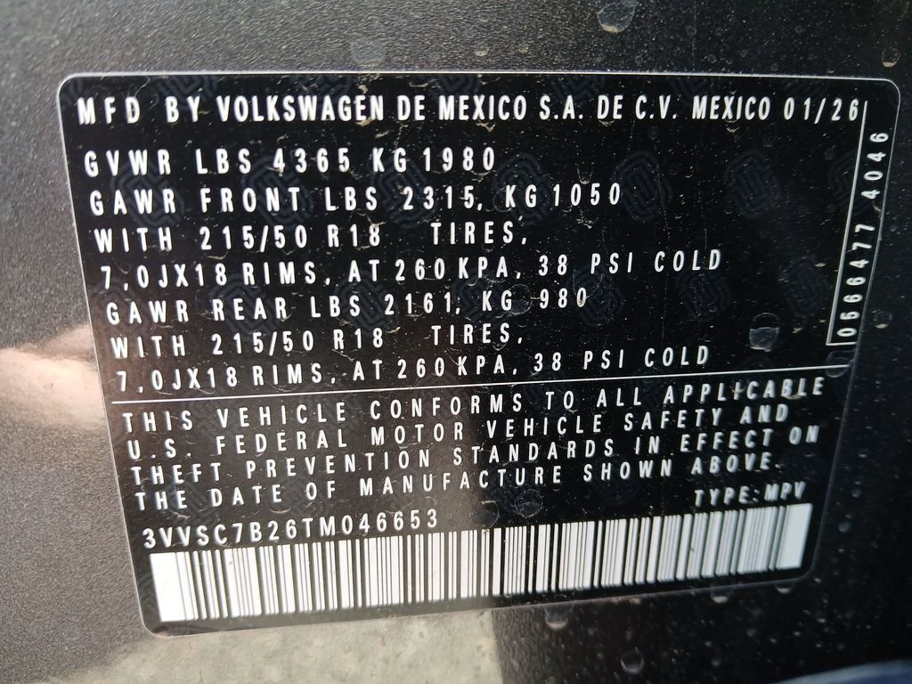 New 2026 Volkswagen Taos SE image 28