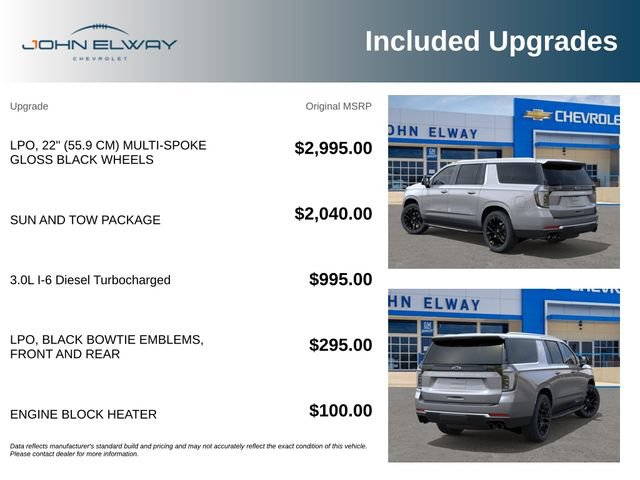 New 2026 Chevrolet Suburban Premier w/ Sun And Tow Package AWD/4WD image 2