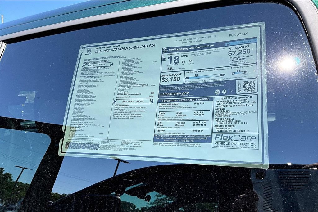 New 2026 RAM 1500 Big Horn w/ Night Edition AWD/4WD image 13