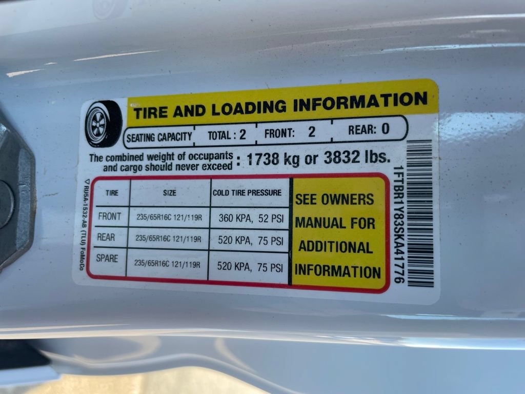 New 2025 Ford Transit 250 Low Roof w/ Load Area Protection Package RWD image 40