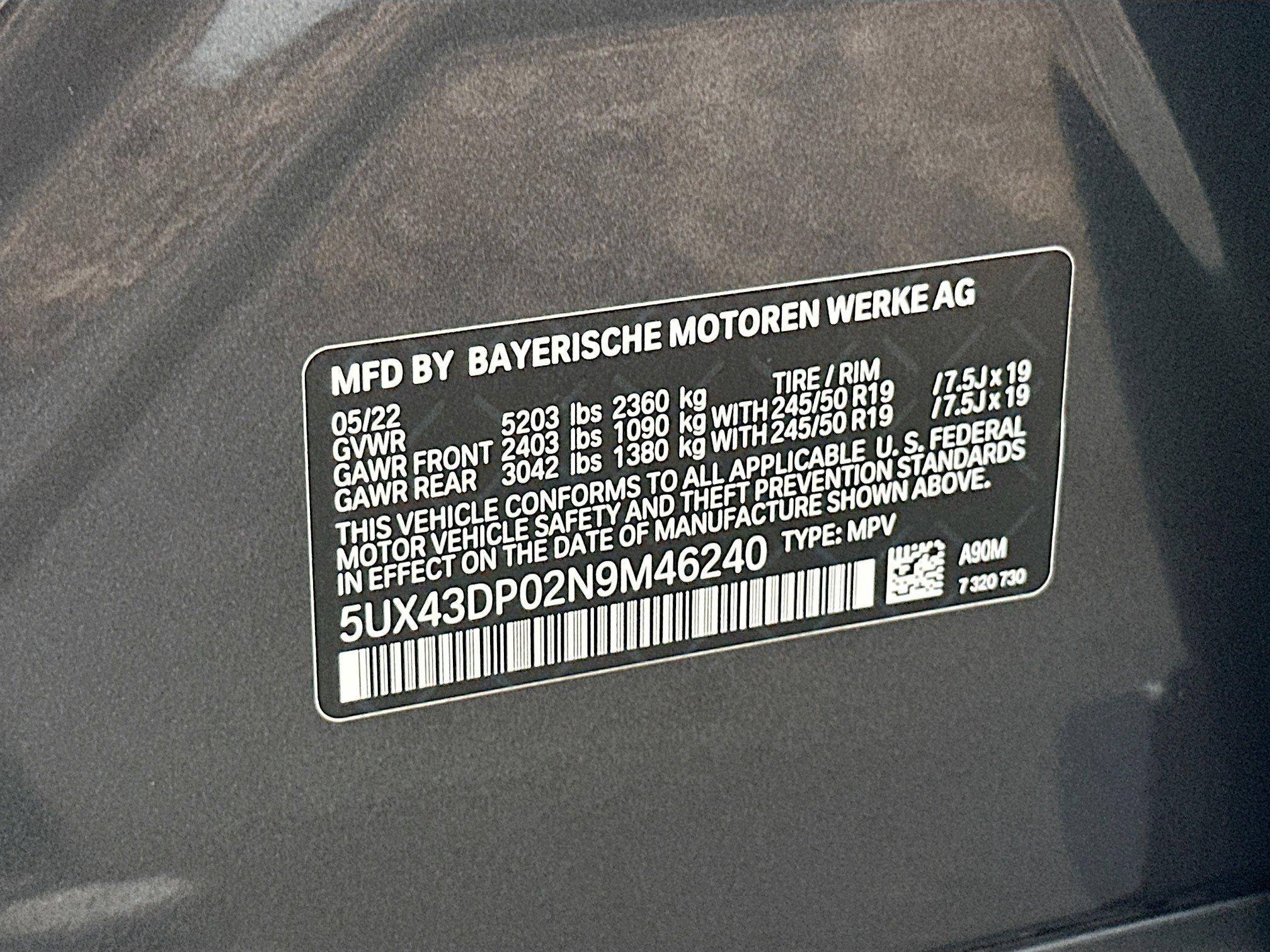 Certified 2022 BMW X3 sDrive30i w/ Premium Package 2 image 35