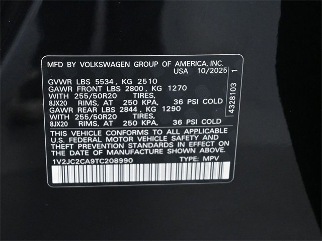 New 2026 Volkswagen Atlas Cross Sport SE image 20