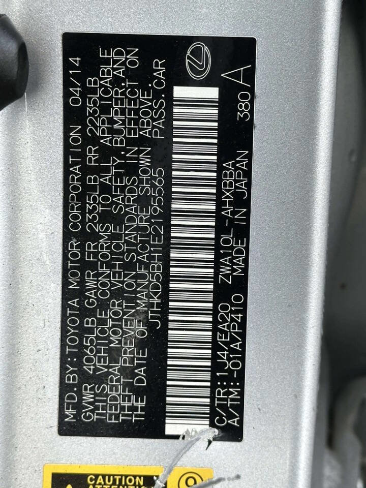 Used 2014 Lexus CT 200h image 15