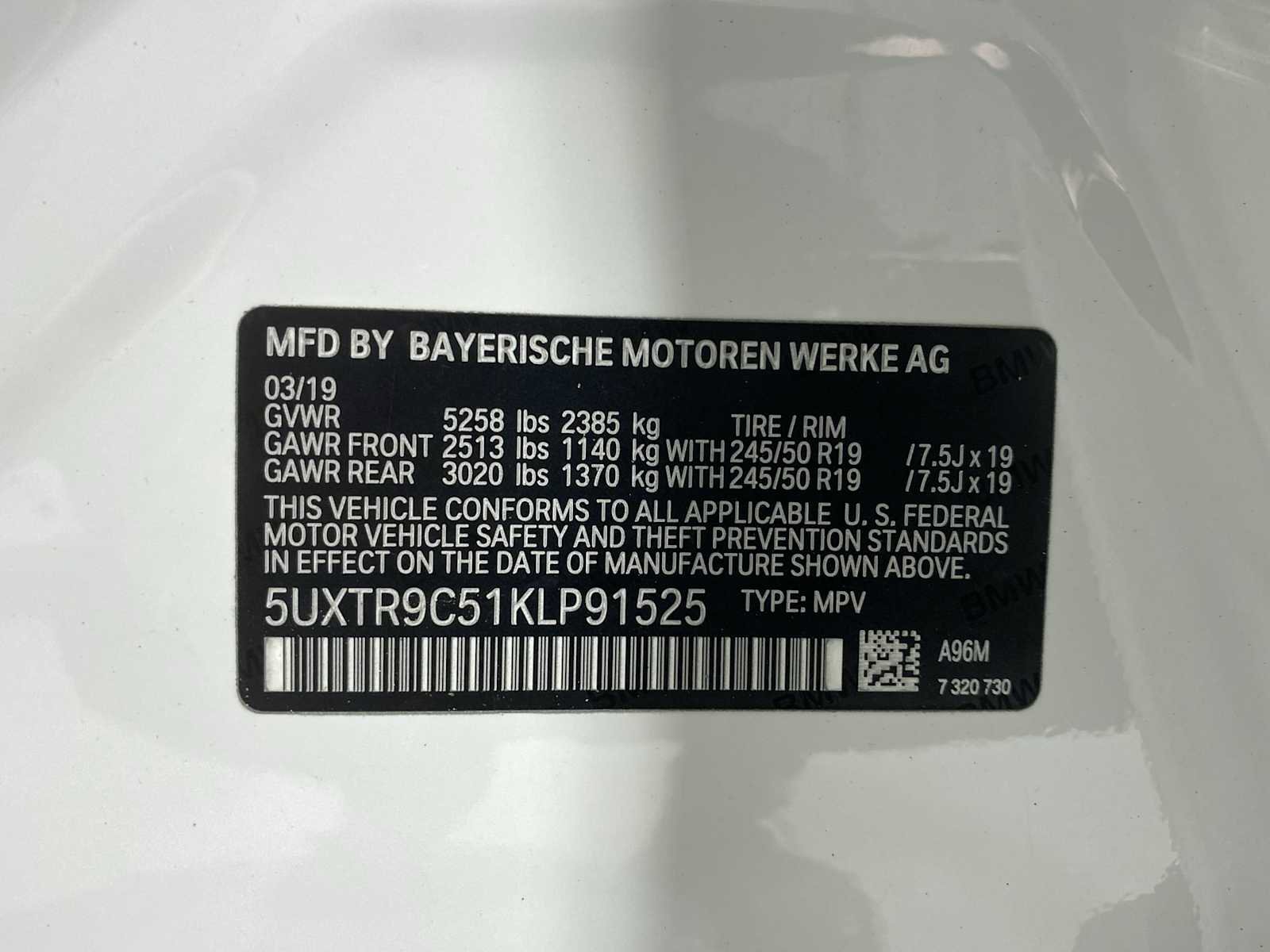 Used 2019 BMW X3 xDrive30i w/ Convenience Package AWD/4WD image 21