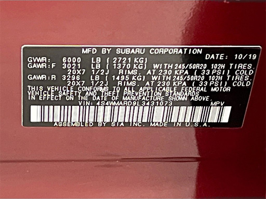 Used 2020 Subaru Ascent Touring w/ Popular Package #3 image 35