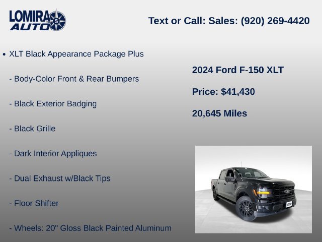 Used 2024 Ford F150 XLT w/ Equipment Group 303A High AWD/4WD image 8