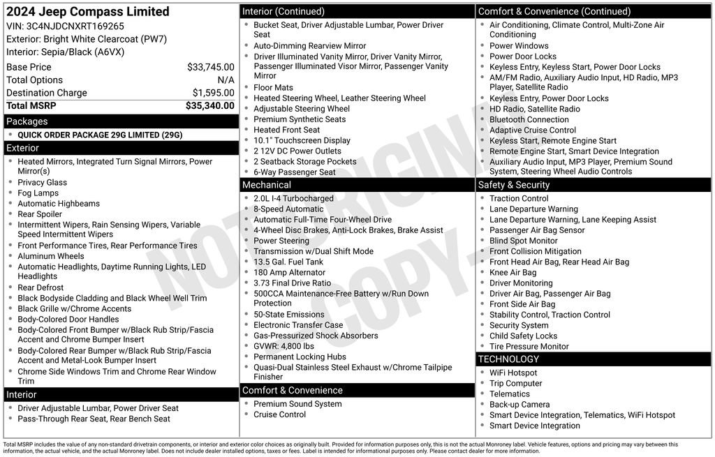 Certified 2024 Jeep Compass Limited image 40