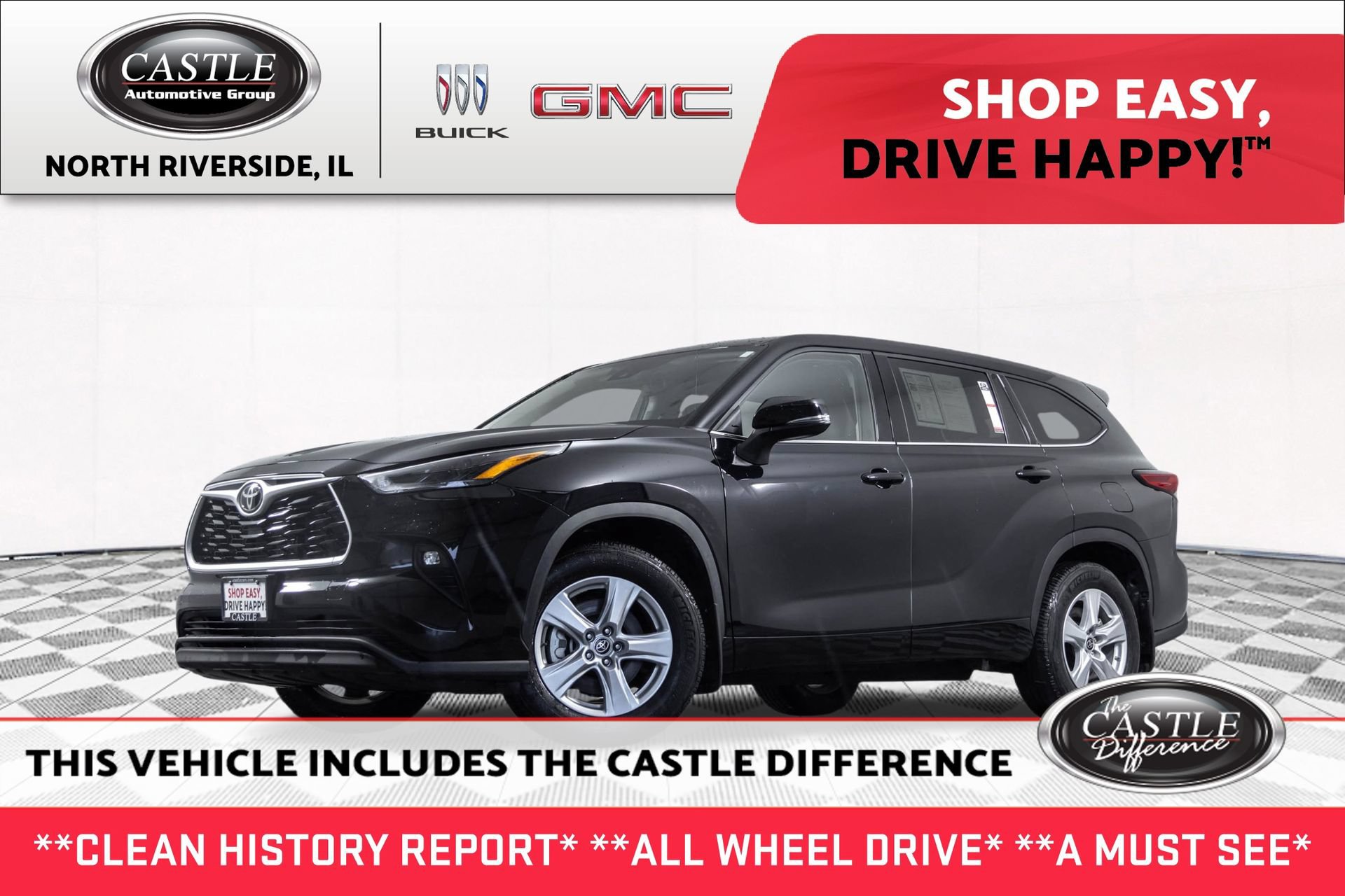 Used 2022 Toyota Highlander LE AWD/4WD image 1