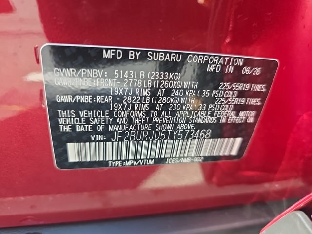 New 2026 Subaru Outback Touring XT AWD/4WD image 25