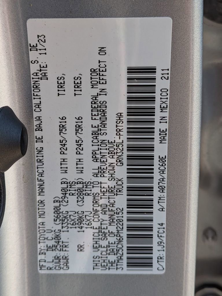 Used 2023 Toyota Tacoma SR5 RWD image 30