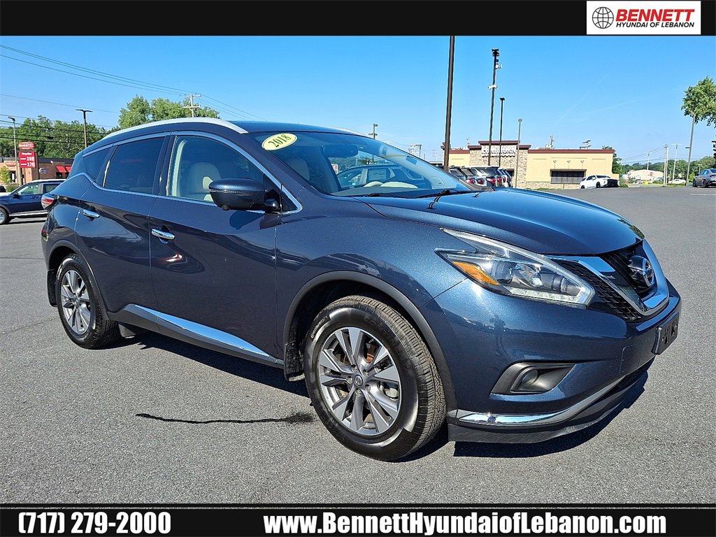 Used 2018 Nissan Murano SL w/ Moonroof Package