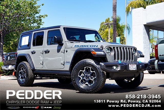 Certified 2023 Jeep Wrangler Unlimited Rubicon 4xe AWD/4WD image 1