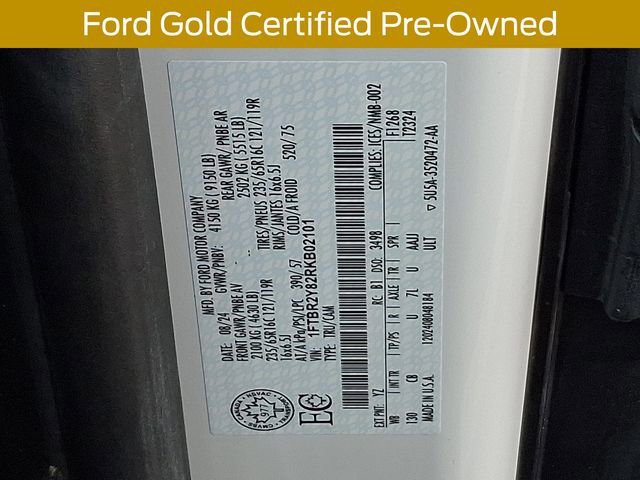 Certified 2024 Ford Transit 250 Low Roof AWD w/ Exterior Upgrade Package image 28