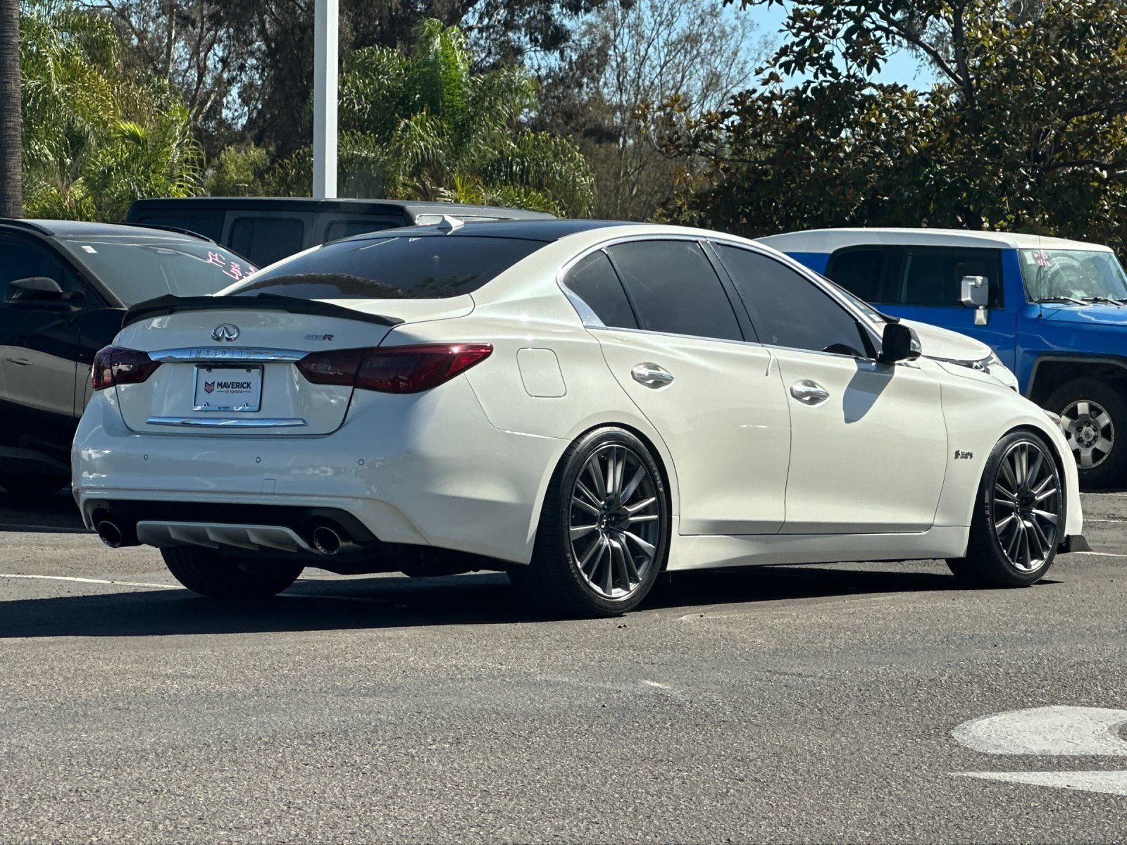 Used 2019 INFINITI Q50 Red Sport 400 RWD image 5