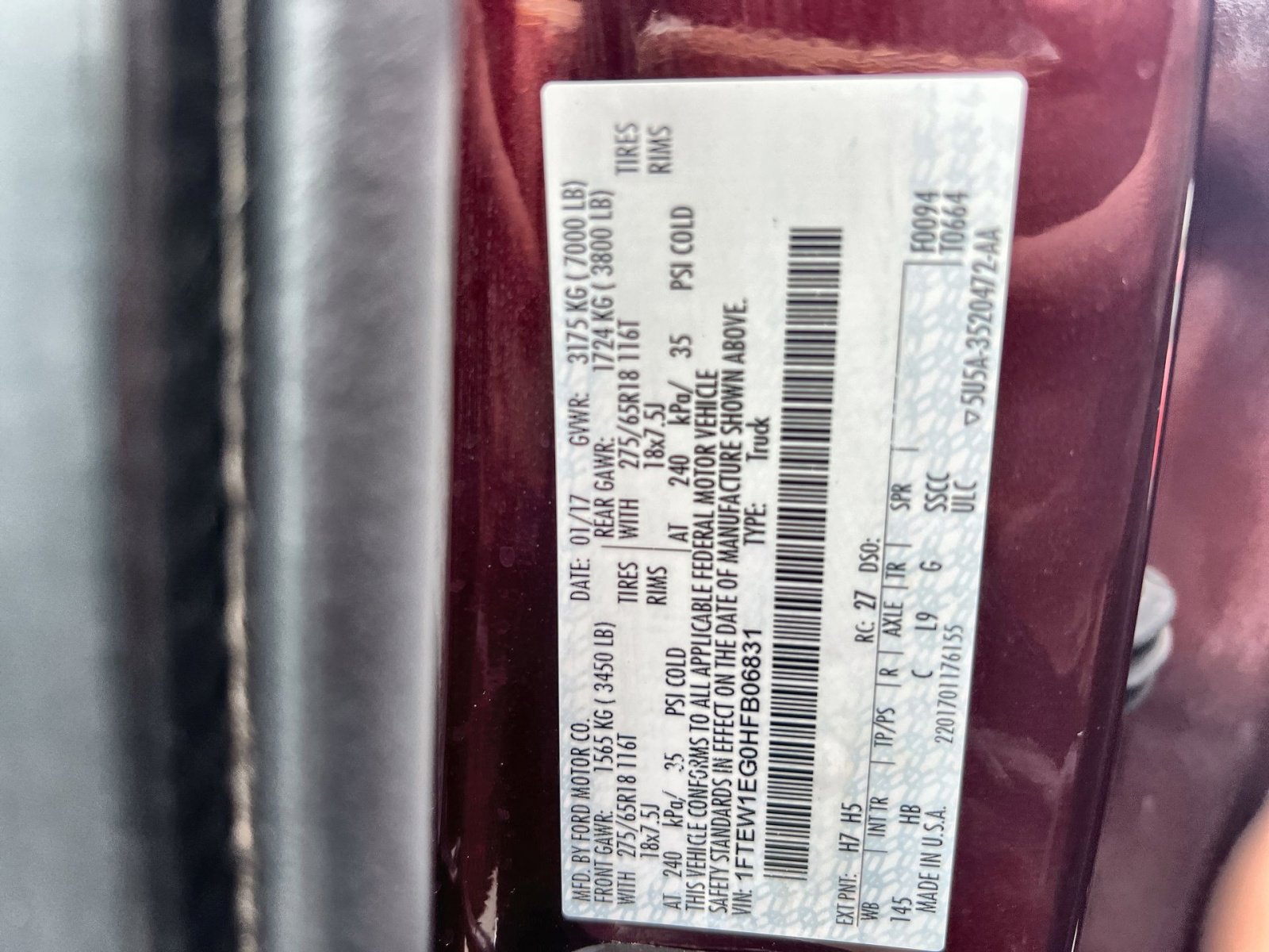 Used 2017 Ford F150 Lariat AWD/4WD image 37