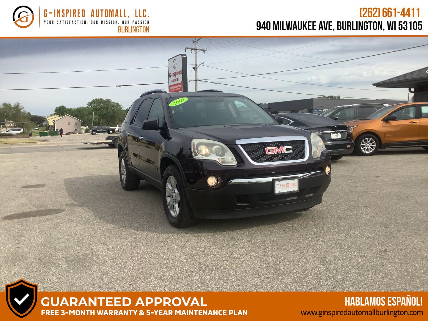 Used 2009 GMC Acadia SLE w/ Preferred Package