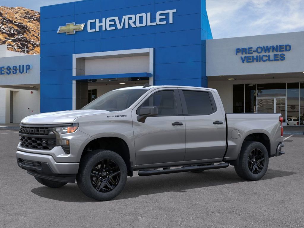 New 2026 Chevrolet Silverado 1500 Custom w/ Turbomax Blackout Package image 2