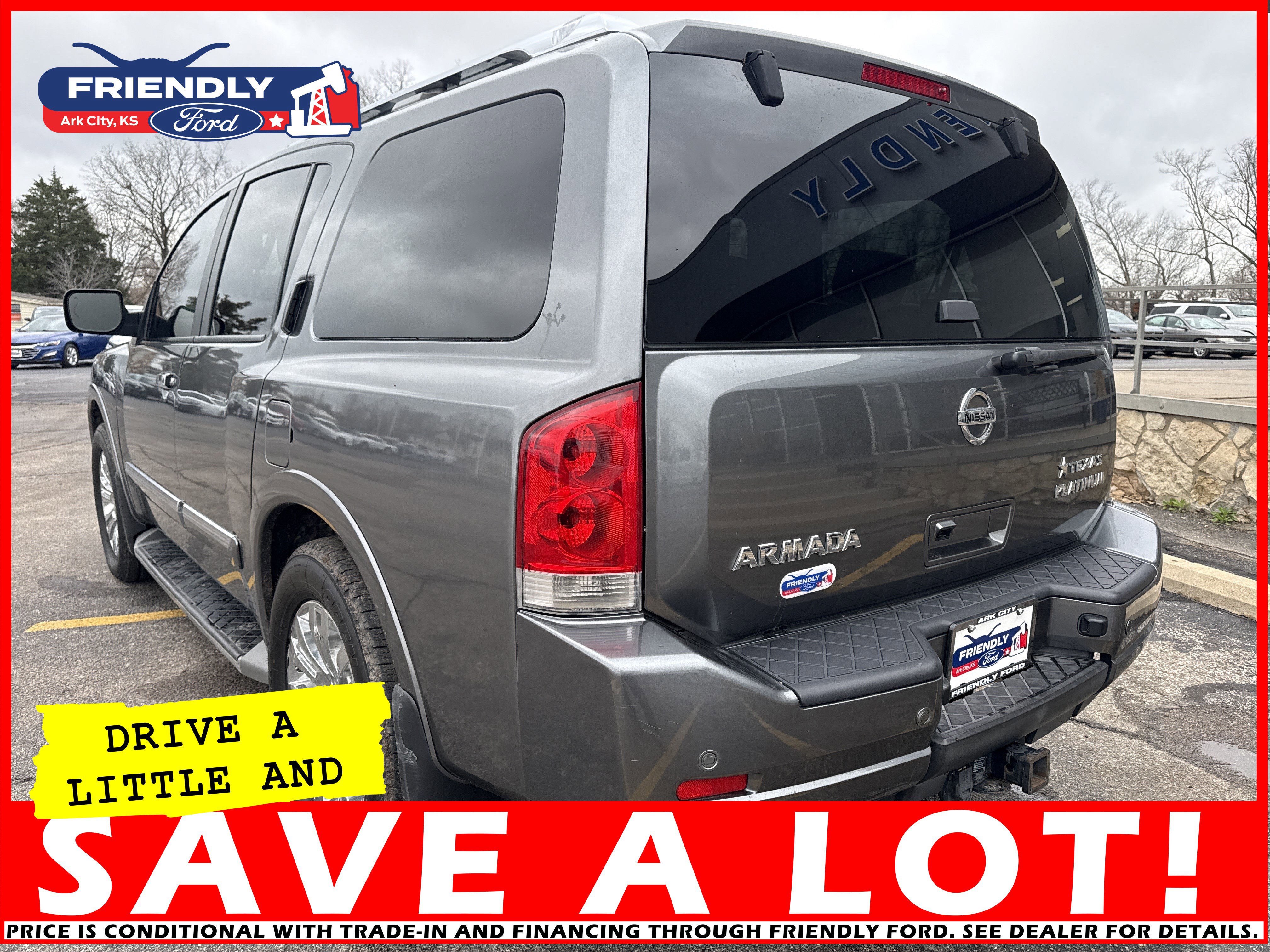 Used 2015 Nissan Armada Platinum w/ 2nd Row Captain Seat Package image 7