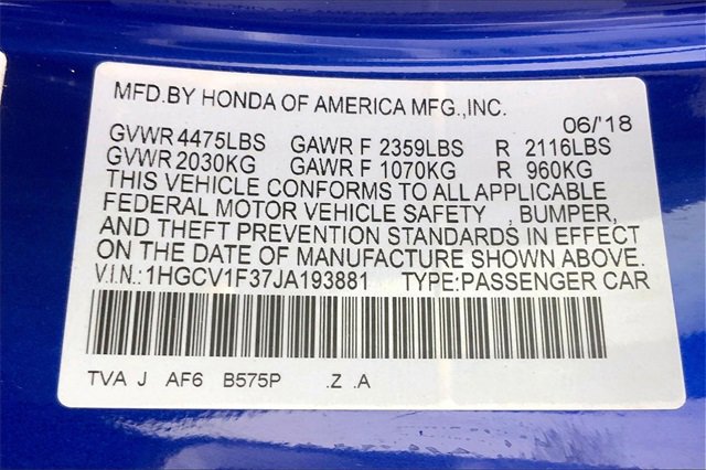 Used 2018 Honda Accord Sport image 32