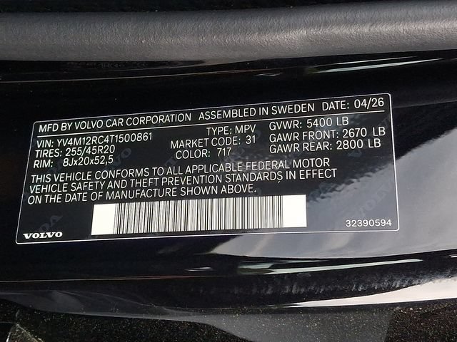 New 2026 Volvo XC60 B5 Plus w/ Protection Package Premier AWD/4WD image 9